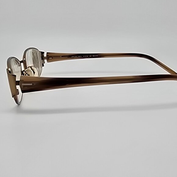 Morel Lightec 6381L MB 612 Gold Horn Eyeglasses Frame w/ Case France 51-16-135 main image 9